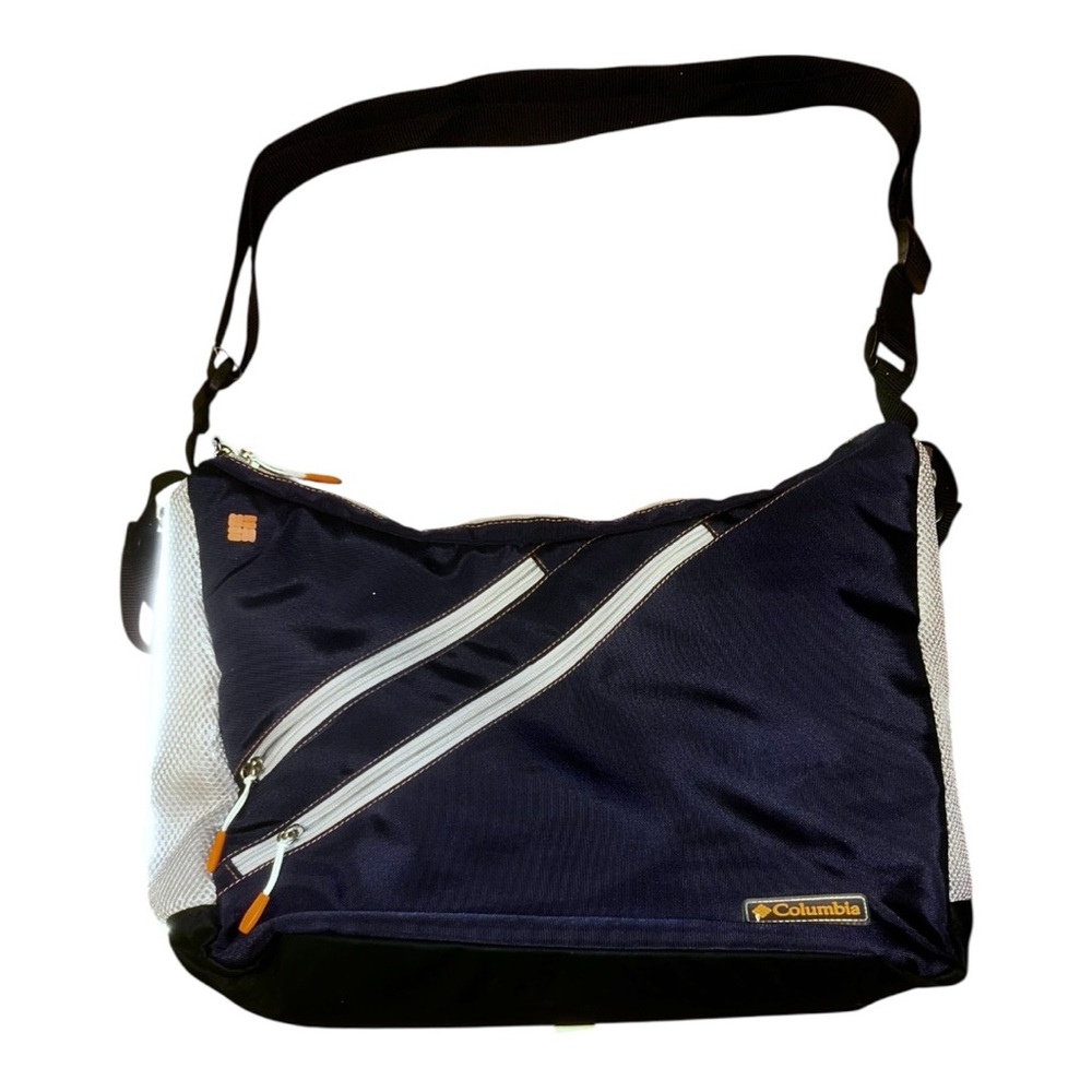 NWT Columbia Navy Diaper Bag Stay Cool And Waterproof Side Pockets Antibacterial